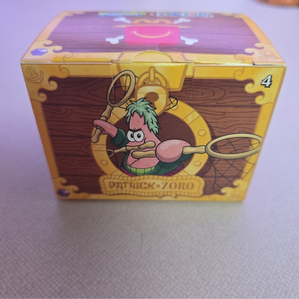 McDonald's SpongeBob x One Piece - Patrick Star x Zoro Happy Meal Toy NIB